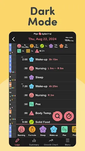 Скриншот 7 — PiyoLog: Newborn Baby Tracker