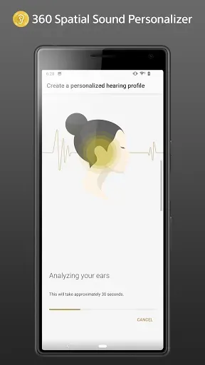 Скриншот 1 — 360 Spatial Sound Personalizer