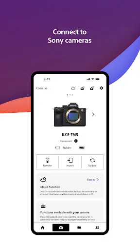 Скриншот 1 — Sony | Creators' App
