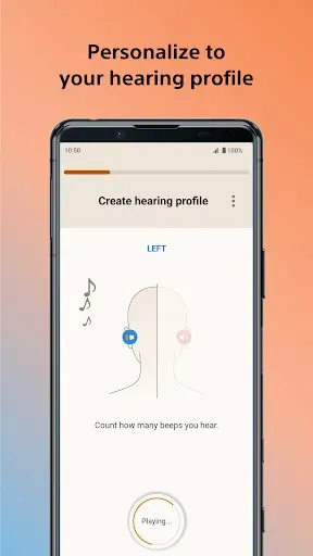Скриншот 3 — Sony | Hearing Control