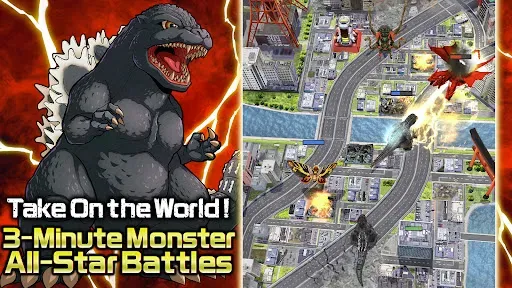 Скриншот 7 — GODZILLA BATTLE LINE