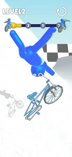 Скриншот 1 — Ragdoll Bike