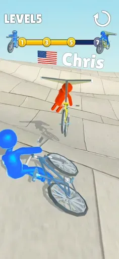 Скриншот 3 — Ragdoll Bike