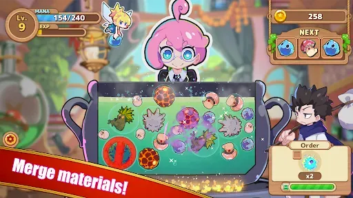Скриншот 1 — Merge Puzzle: Lina’s Atelier