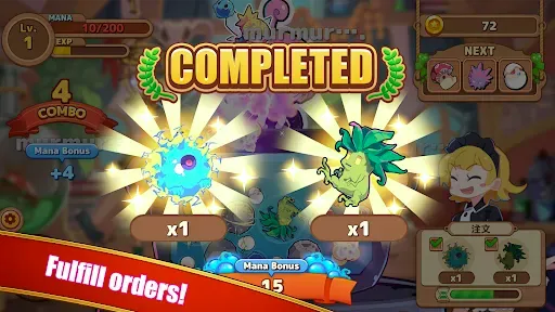 Скриншот 2 — Merge Puzzle: Lina’s Atelier