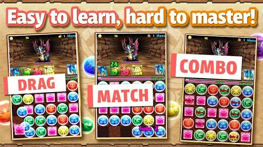 Скриншот 2 — Puzzle & Dragons