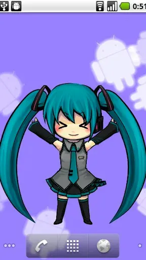 Скриншот 1 — MikuLiveWallpaper