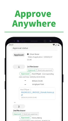 Скриншот 4 — Jobcan Workflow