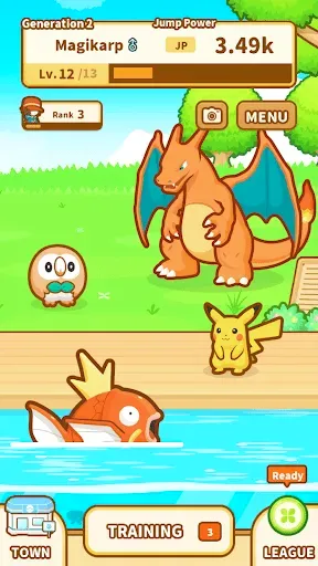 Скриншот 5 — Pokémon: Magikarp Jump
