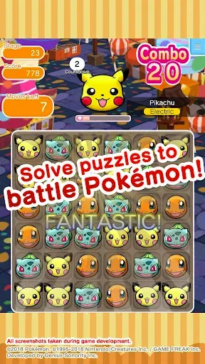 Скриншот 2 — Pokémon Shuffle Mobile