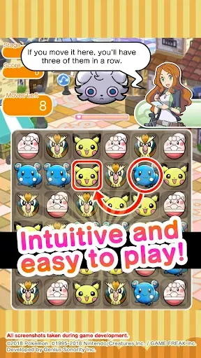 Скриншот 3 — Pokémon Shuffle Mobile