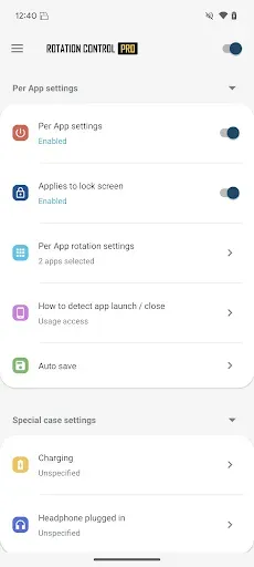 Скриншот 4 — Rotation Control Pro
