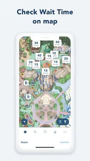 Скриншот 1 — Tokyo Disney Resort App