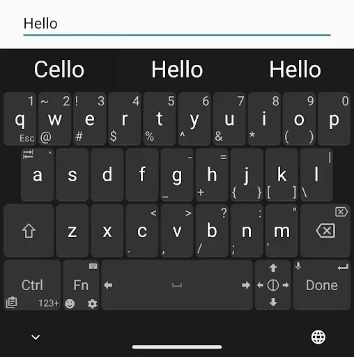 Скриншот 2 — Unexpected Keyboard