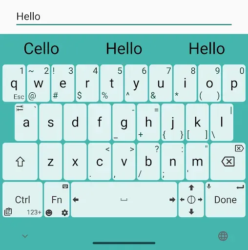 Скриншот 4 — Unexpected Keyboard
