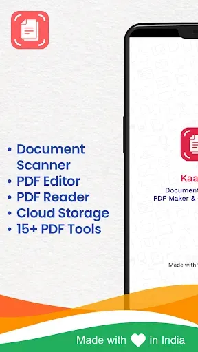 Скриншот 1 — PDF Scanner & Editor by Kaagaz