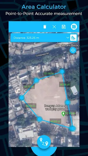 Скриншот 2 — Gps Area Calculator