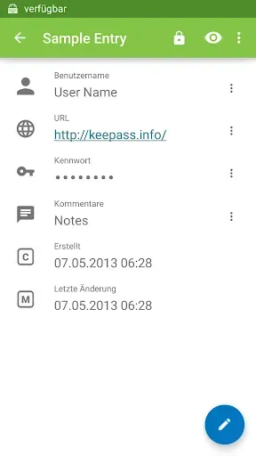 Скриншот 2 — Keepass2Android