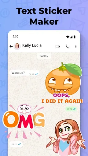 Скриншот 1 — Text Sticker Maker