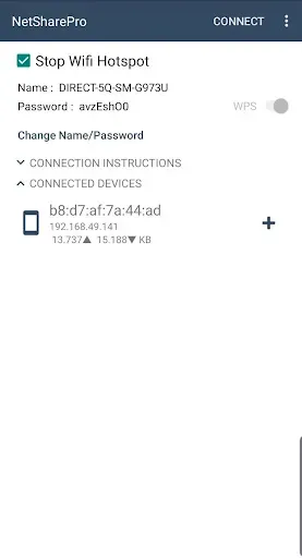 Скриншот 2 — NetShare - no-root-tethering
