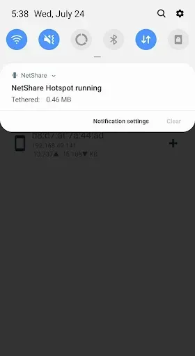 Скриншот 3 — NetShare - no-root-tethering