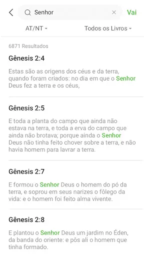 Скриншот 7 — Bíblia sagrada - Versículos
