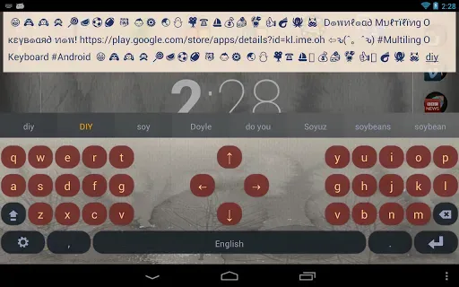 Скриншот 8 — Multiling O Keyboard + emoji