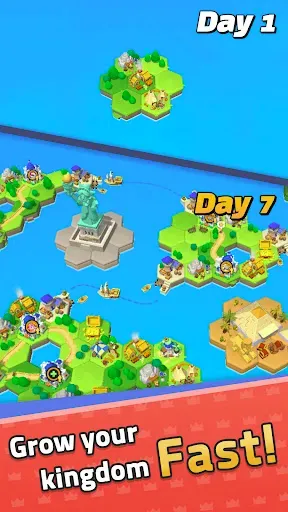 Скриншот 1 — Crown Rumble: Idle Kingdoms