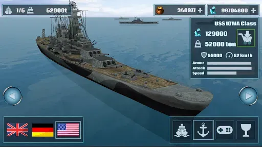 Скриншот 1 — Warship войны - морской бой