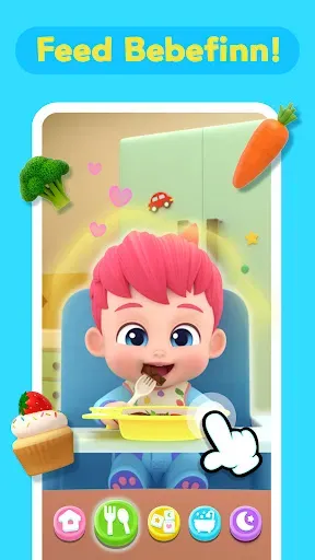 Скриншот 1 — Bebefinn Baby Care: для детей