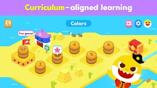 Скриншот 1 — Baby Shark English: Игры