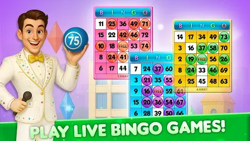 Скриншот 1 — Bingo City 75 - бинго онлайн