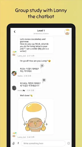 Скриншот 5 — Eggbun: Learn Korean Fun