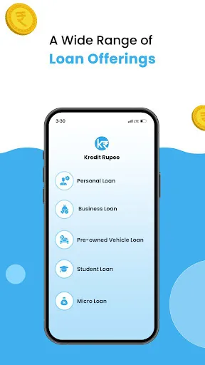 Скриншот 1 — Kredit Rupee Personal Loan App
