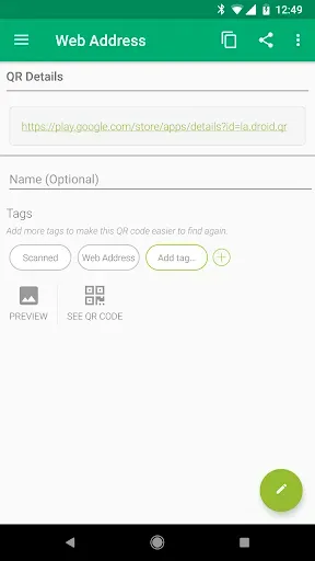 Скриншот 2 — QR Droid Code Scanner
