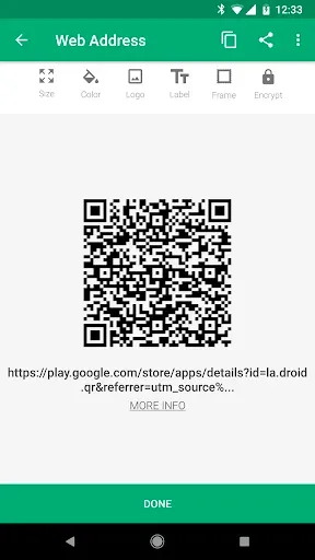 Скриншот 5 — QR Droid Code Scanner