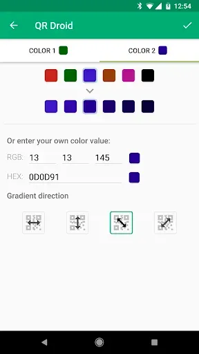 Скриншот 6 — QR Droid Code Scanner