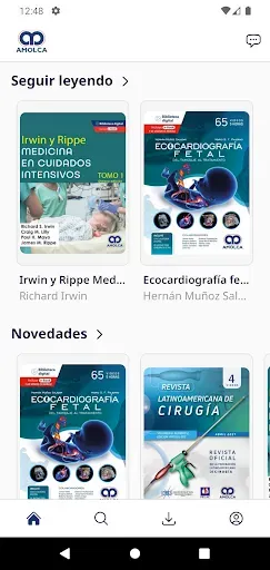 Скриншот 1 — Amolca: Tu Biblioteca Digital