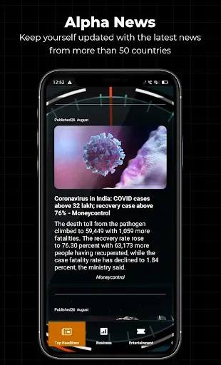 Скриншот 5 — Тема Alpha Hybrid Launcher 4D