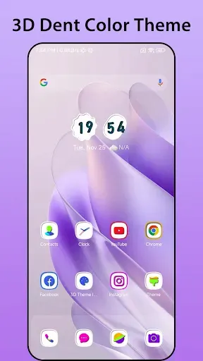 Скриншот 2 — 3D Color Launcher: Droid 16