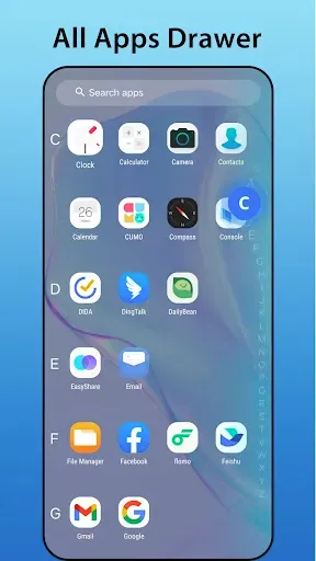 Скриншот 4 — 3D Color Launcher: Droid 16