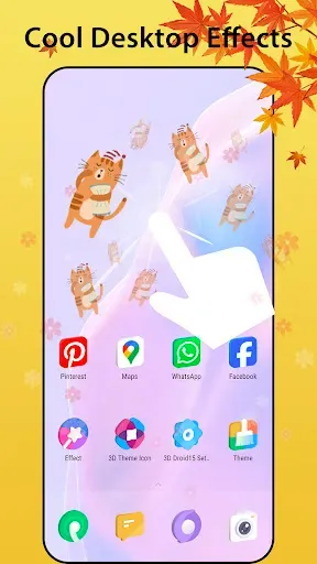 Скриншот 5 — 3D Color Launcher: Droid 16