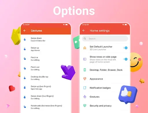 Скриншот 8 — 3D Launcher - Perfect 3D Live