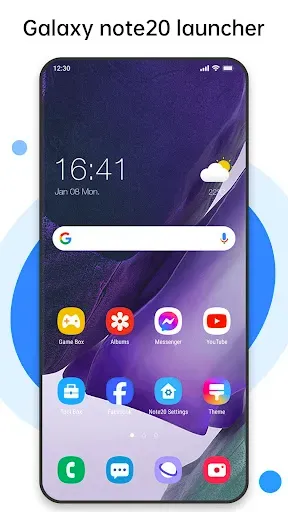 Скриншот 1 — Perfect Galaxy Note20 Launcher