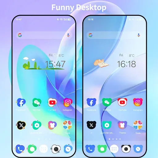 Скриншот 2 — Super P Launcher, Theme