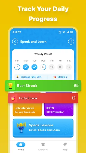 Скриншот 2 — LinguaPal - AI Language Tutor