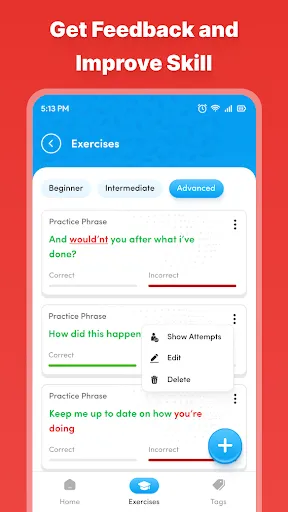 Скриншот 3 — LinguaPal - AI Language Tutor