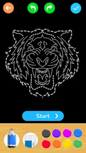 Скриншот 1 — Learn to Draw Animals