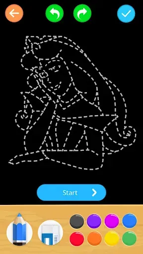 Скриншот 2 — Learn to Draw Princess