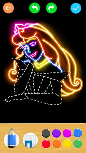 Скриншот 3 — Learn to Draw Princess